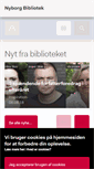 Mobile Screenshot of nyborgbibliotek.dk