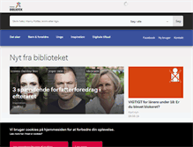Tablet Screenshot of nyborgbibliotek.dk